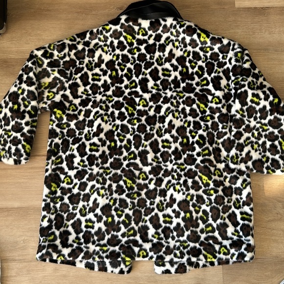 MOLLIOLLI. Bella Leopard Print Faux Fur Sz S NWT - Picture 13 of 15